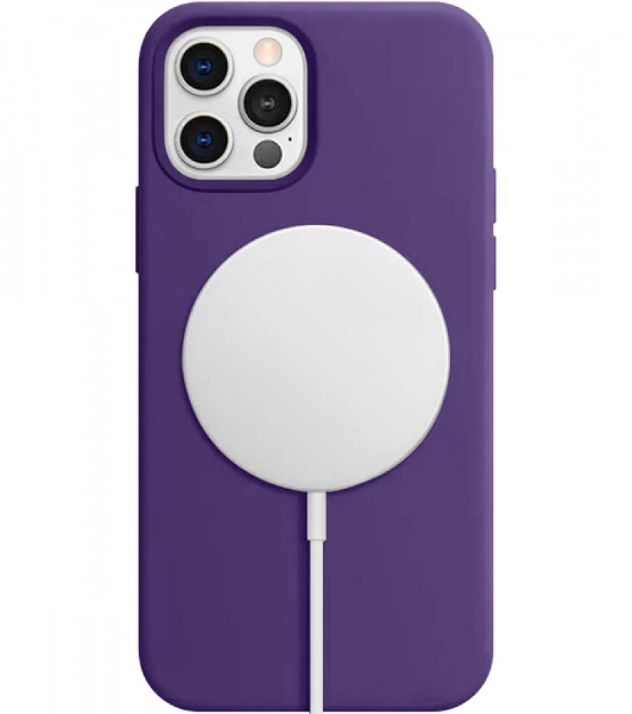 Viva Media Ferro Liquid Silicone Back Case For iPhone 13 Pro Max (6.7in) - Violet