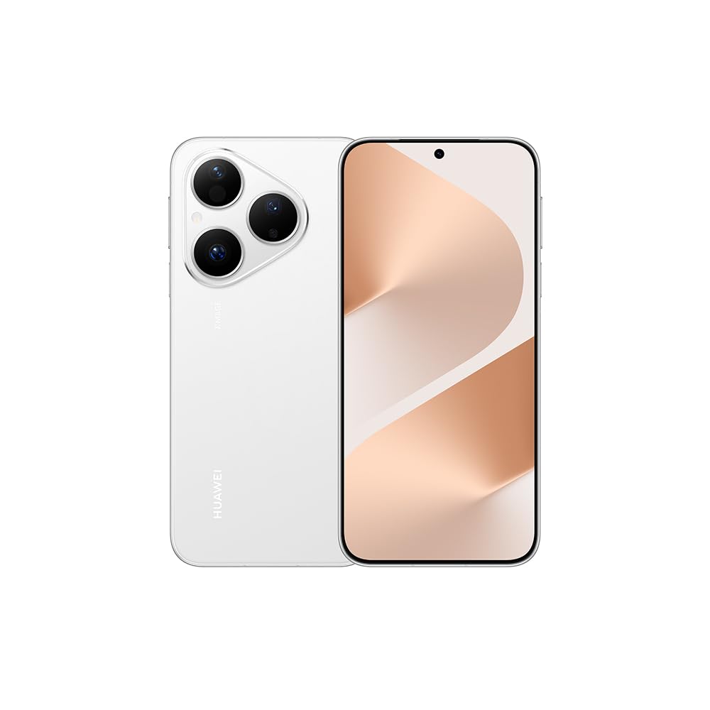 هاتف هواوي بيورا 80 الذكي، 12 جيجابايت + 256 جيجابايت، تصميم من الزجاج المصنفر والحافة المسطحة، كاميرا Ultra Chroma XMAGE، إلغاء الضوضاء بالذكاء الاصطناعي، بطارية كبيرة 5170 مللي أمبير في الساعة وشحن فائق السرعة مزدوج من هواوي، أبيض مصنفر + FOC