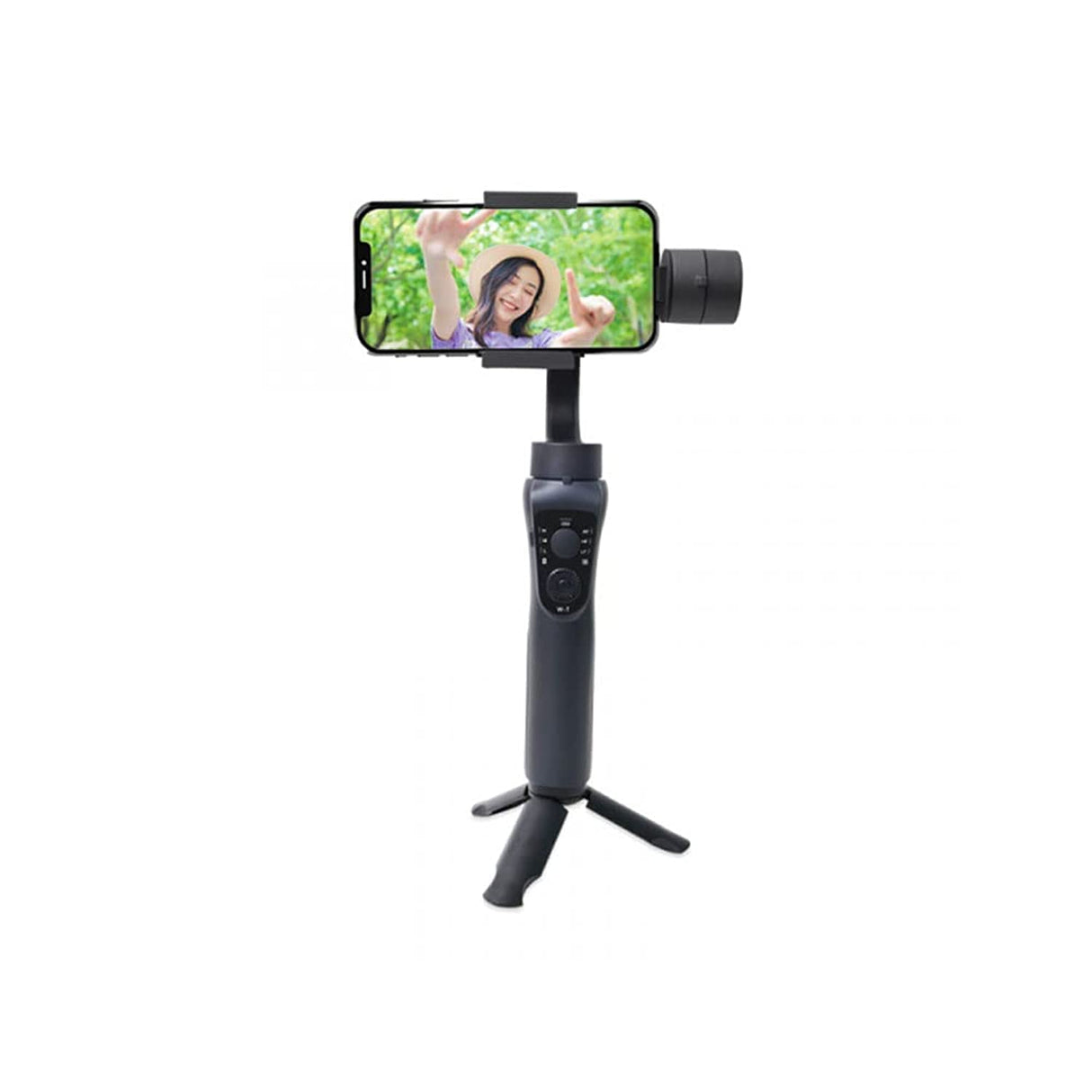 حامل هاتف محمول ثلاثي المحاور للهواتف الذكية من WiWU، أسود