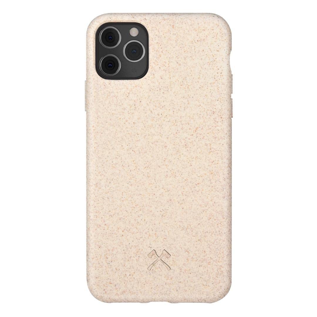 Woodcessories - جراب هاتف متوافق مع iPhone 11 Pro Case White - صديق للبيئة، مصنوع من النباتات