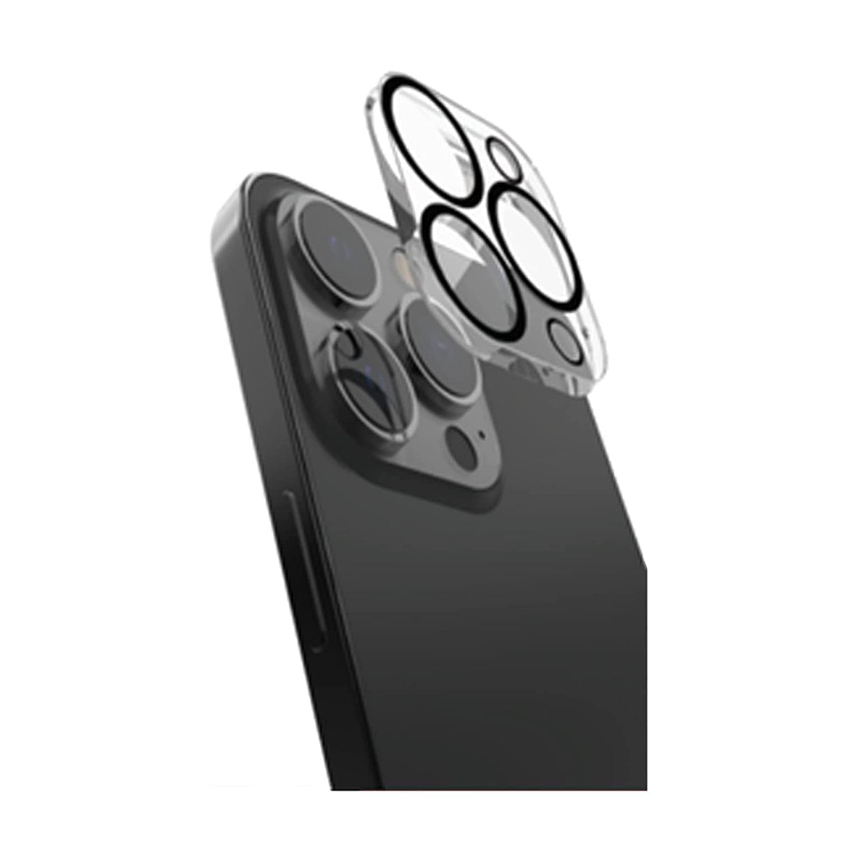 واقي عدسة الكاميرا الزجاجي X-Doria Raptic لهاتف iPhone 14 Pro / 14 Pro Max / 15 Pro / 15 Pro Max / 16 Pro / 16 Pro Max - شفاف