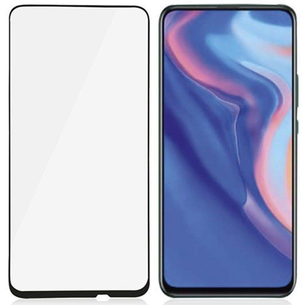 واقي شاشة زجاجي مقوى 5D لهاتف هواوي Y9 2019_أسود