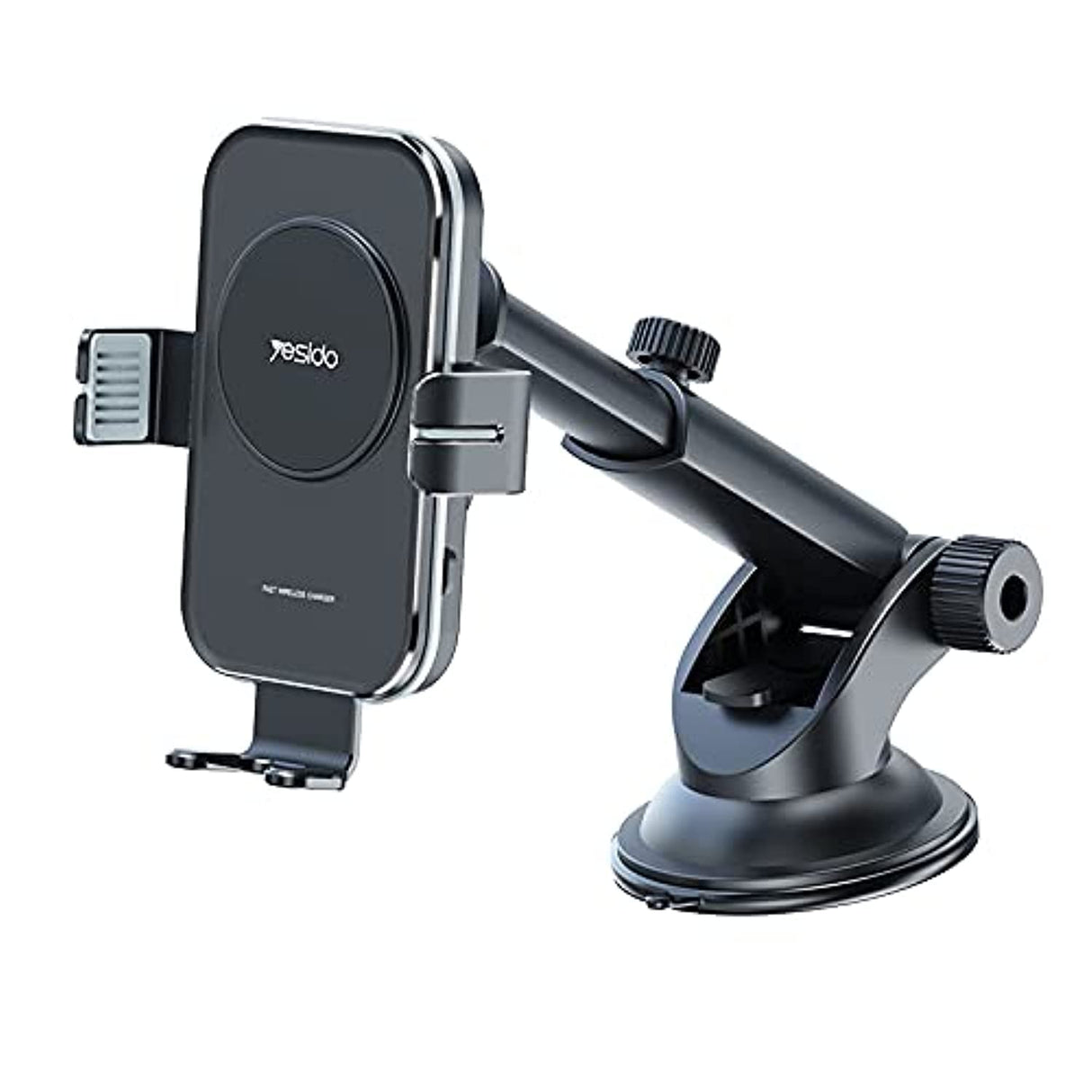 حامل جوال عالمي للسيارة لاسلكي من نوع C حساس للمس بقوة 15 وات مع فتحة تهوية