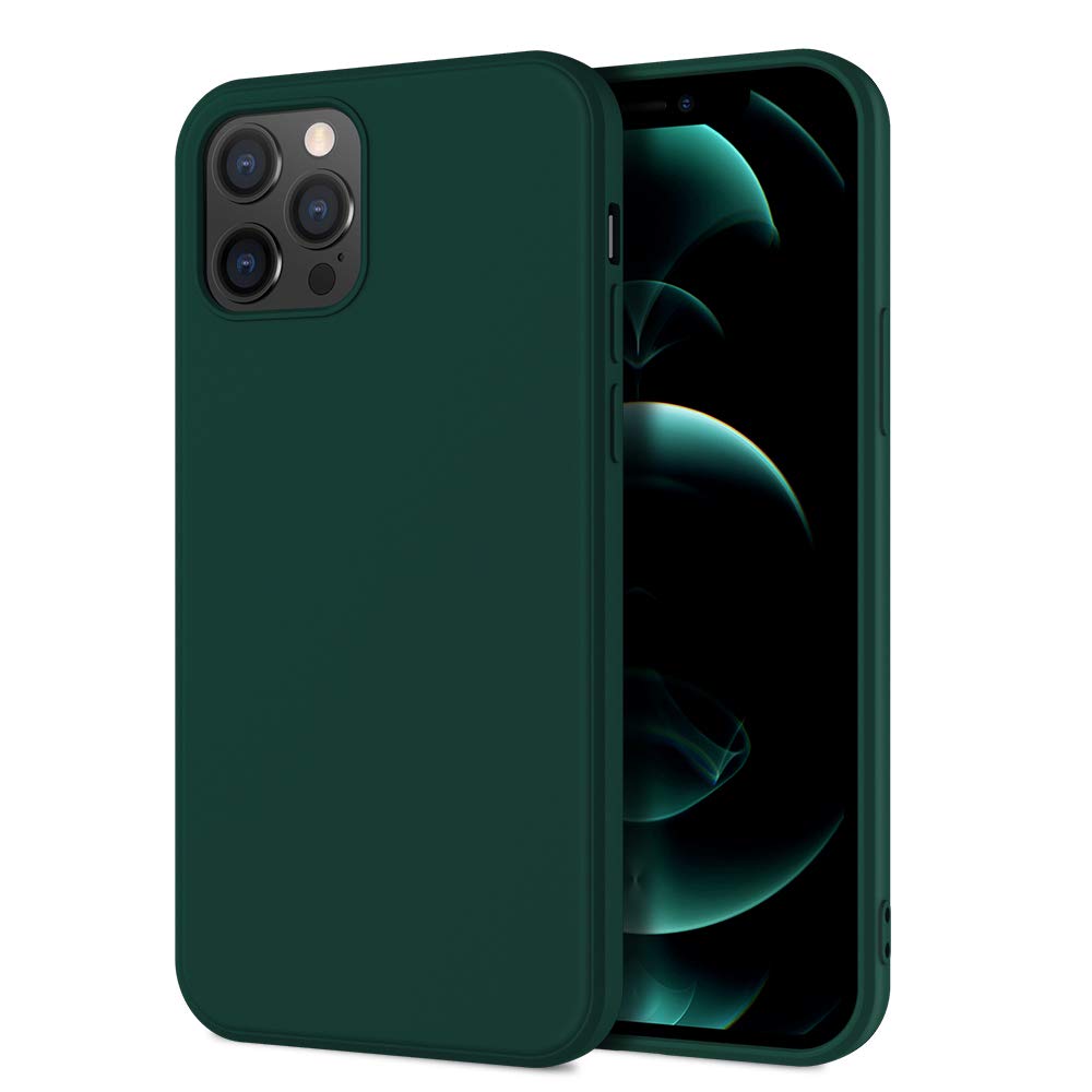 جراب X-level متوافق مع iPhone 12 / iPhone Pro جراب سيليكون رفيع رفيع من المطاط الهلامي الناعم لحماية الكاميرا بطانة من الألياف الدقيقة مضادة للانزلاق غطاء مقاوم للصدمات مقاس 6.1 بوصة