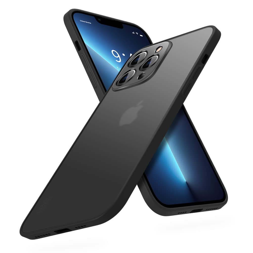 جراب X-Level iPhone 13 Pro Max مقاوم للصدمات بلمسة نهائية غير لامعة، حماية عسكرية من مادة TPU، مصد خلفي شفاف عالي القوة، جرابات واقية لهاتف iPhone 13 Pro Max