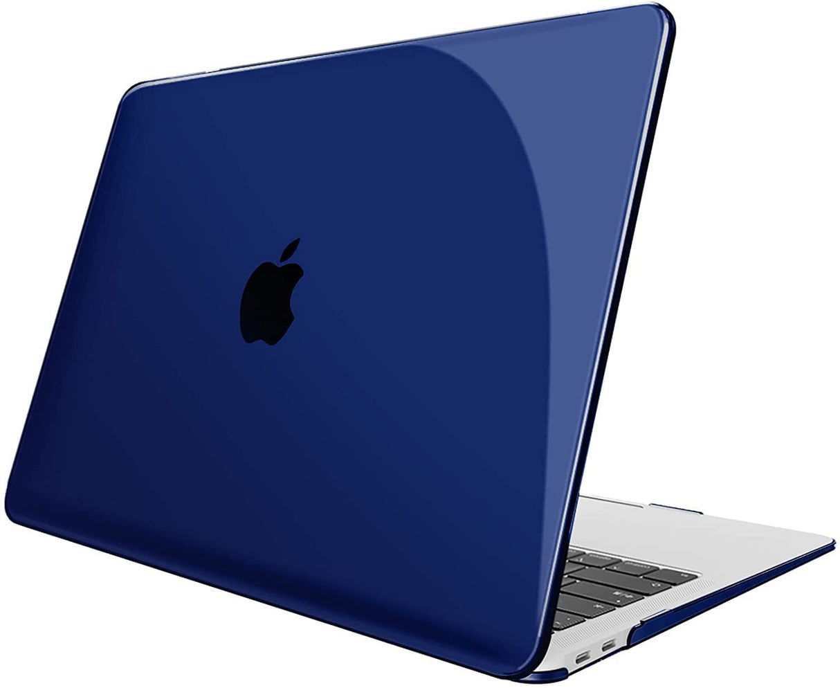 AWH Case Compatible with MacBook Air 13-inch (2021 & 2020 & 2019 & 2018 Release) Model: A2337(M1)/A2179/A1932, Protective Hard Shell Cover Fit 13" Retina Display Touch ID (Blue)