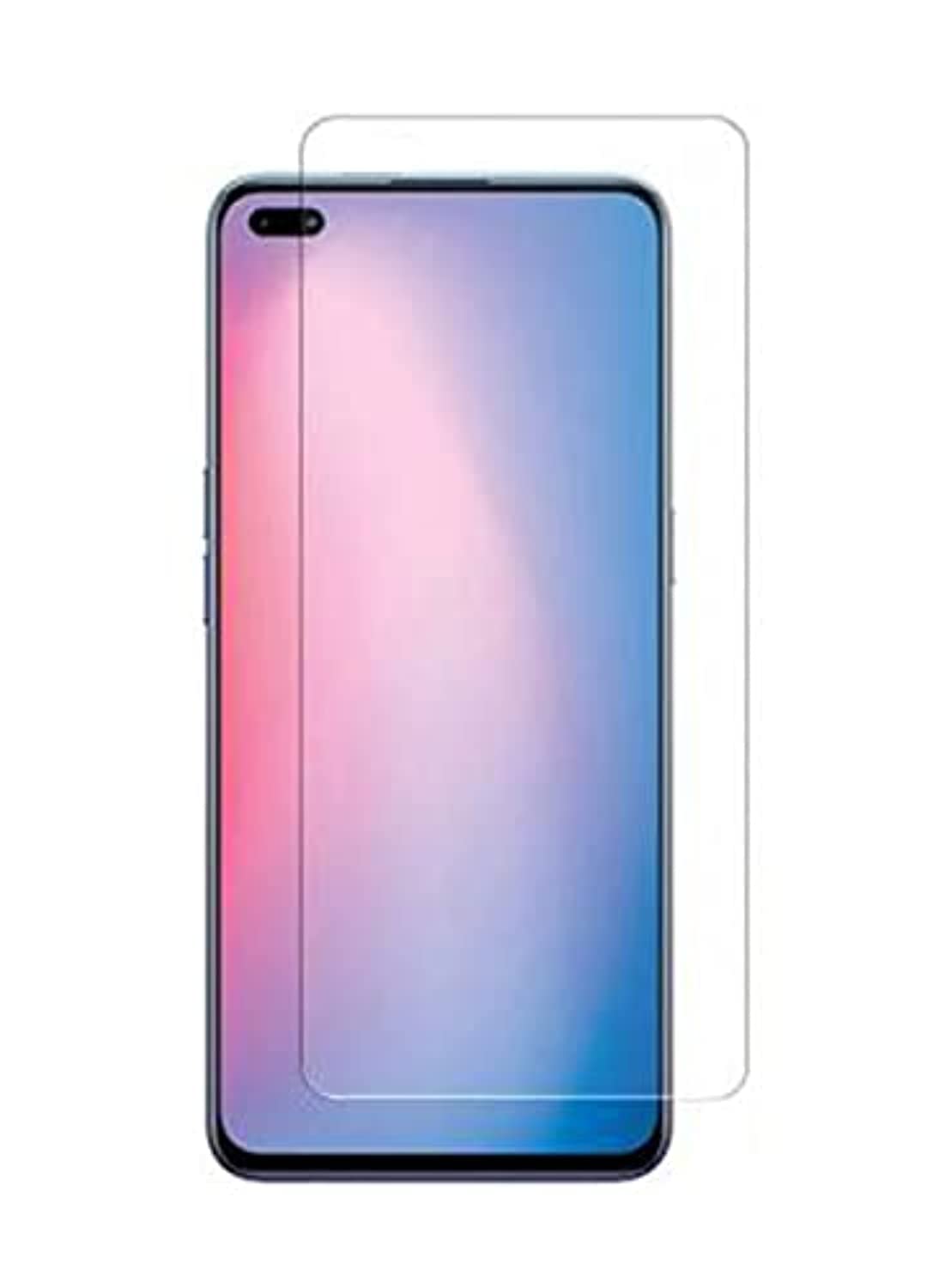 واقي شاشة زجاجي مقوى لهاتف Oppo A93 4G شفاف
