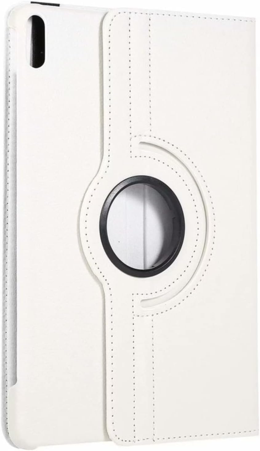 AWH Stylish Multifunctional Swivel Unique Stand - Tablet case Compatible with Huawei Matepad pro 10.8 inch Matepad 10.4 inch Protective Leather case (White)