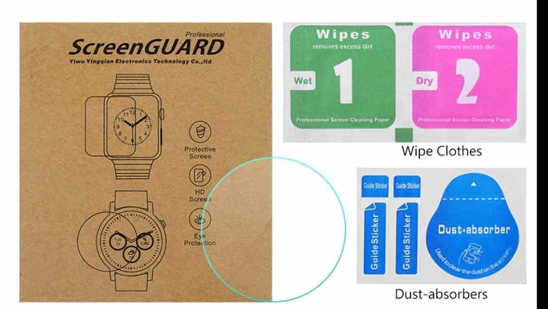 جميع مقاسات الساعات الدائرية المصنوعة من الزجاج المقوى بقطر 36 مم وواقي الشاشة بمقاسات 23، 24، 25، 26، 27، 28، 29، 30، 31، 32، 33، 34، 35، 36، 37، 38، 39، 40، 41، 42، 43، 44، 45، 46 للساعة الذكية