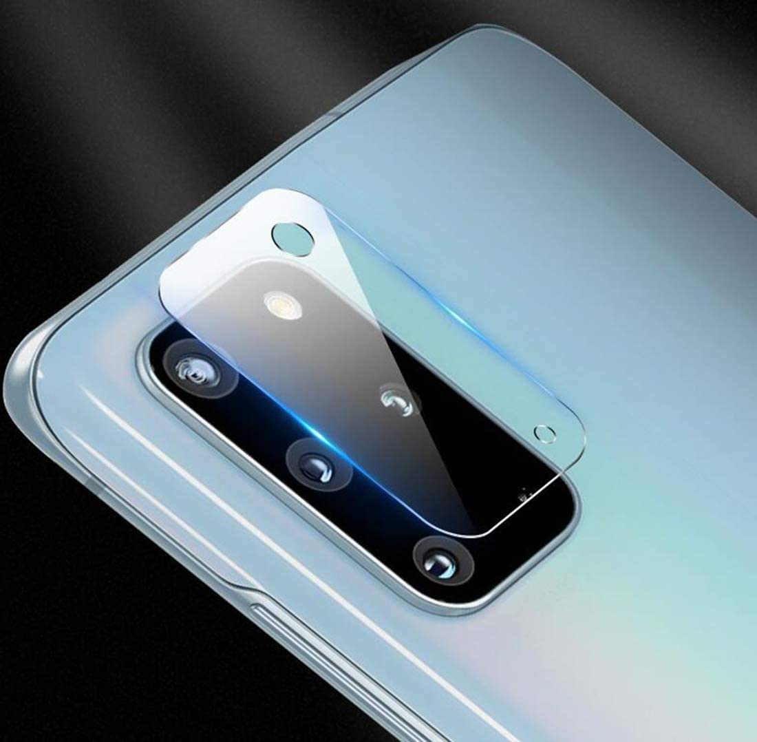 واقي عدسة الكاميرا من الزجاج المقوى Zege متوافق مع Samsung Galaxy S20/S20 Plus/S20 Ultra، رفيع للغاية، مضاد للتوهج، واقي فيلم لاصق قوي (SAMSUNG S20 PLUS)