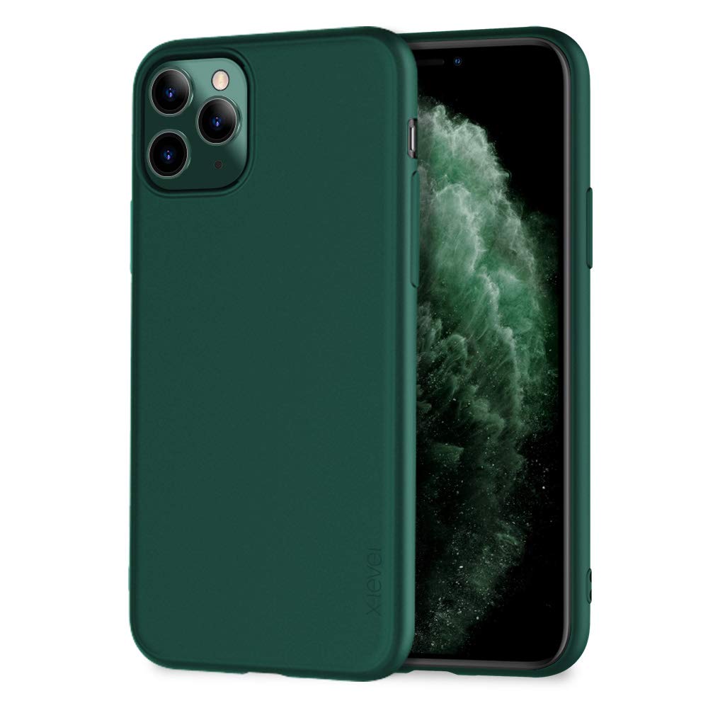 جراب X-level لهاتف iPhone 11 Pro Max، جراب هاتف رفيع للغاية من مادة TPU الناعمة بسطح غير لامع وخفيف الوزن وغطاء خلفي واقٍ بالكامل للنساء متوافق مع Apple iPhone 11 Pro Max 6.5 بوصة (إصدار 2019)