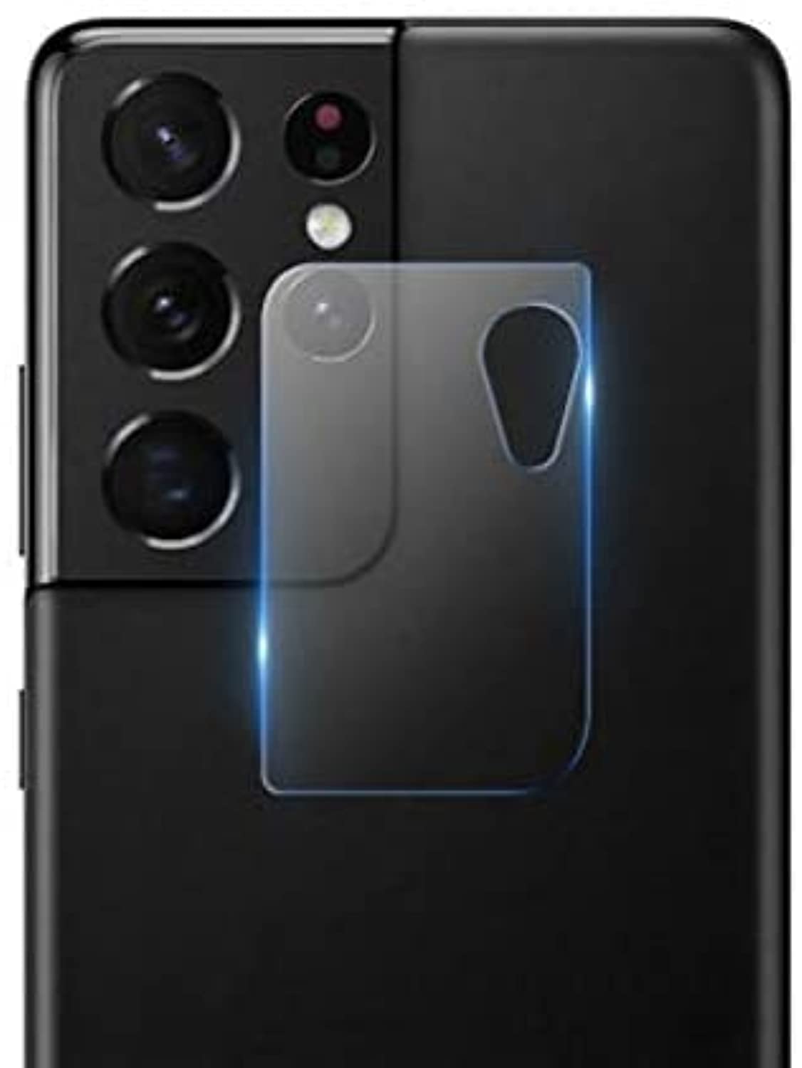 واقي عدسة الكاميرا من الزجاج المقوى Zege متوافق مع Samsung Galaxy S21/S21 Plus/S21 Ultra، رفيع للغاية، مضاد للتوهج، واقي فيلم لاصق قوي (SAMSUNG S21 ULTRA)