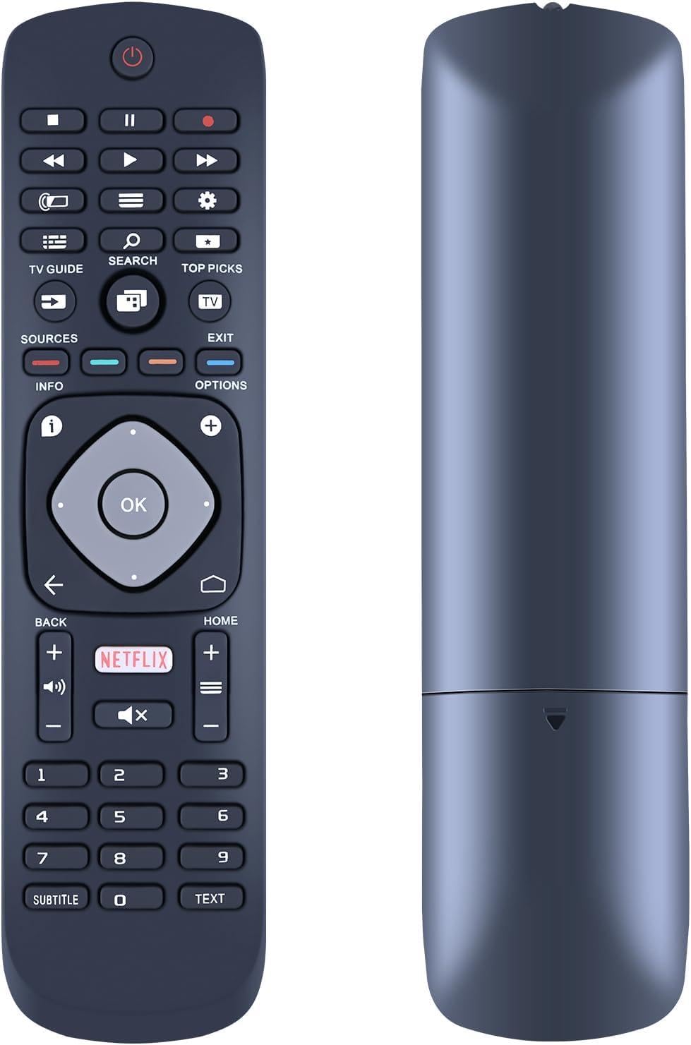 BURAQ Remote Control fit for Philip LED TV 50PUT6103 50PUT6103/56 55PUT6103 55PUT6103/56 32PHT5102 32PHT5102/79 43PFT5102 43PFT5102/79 50PUT6102 50PUT6102/79 50PUT6103 50PUT6103/75 50PUT6103/79