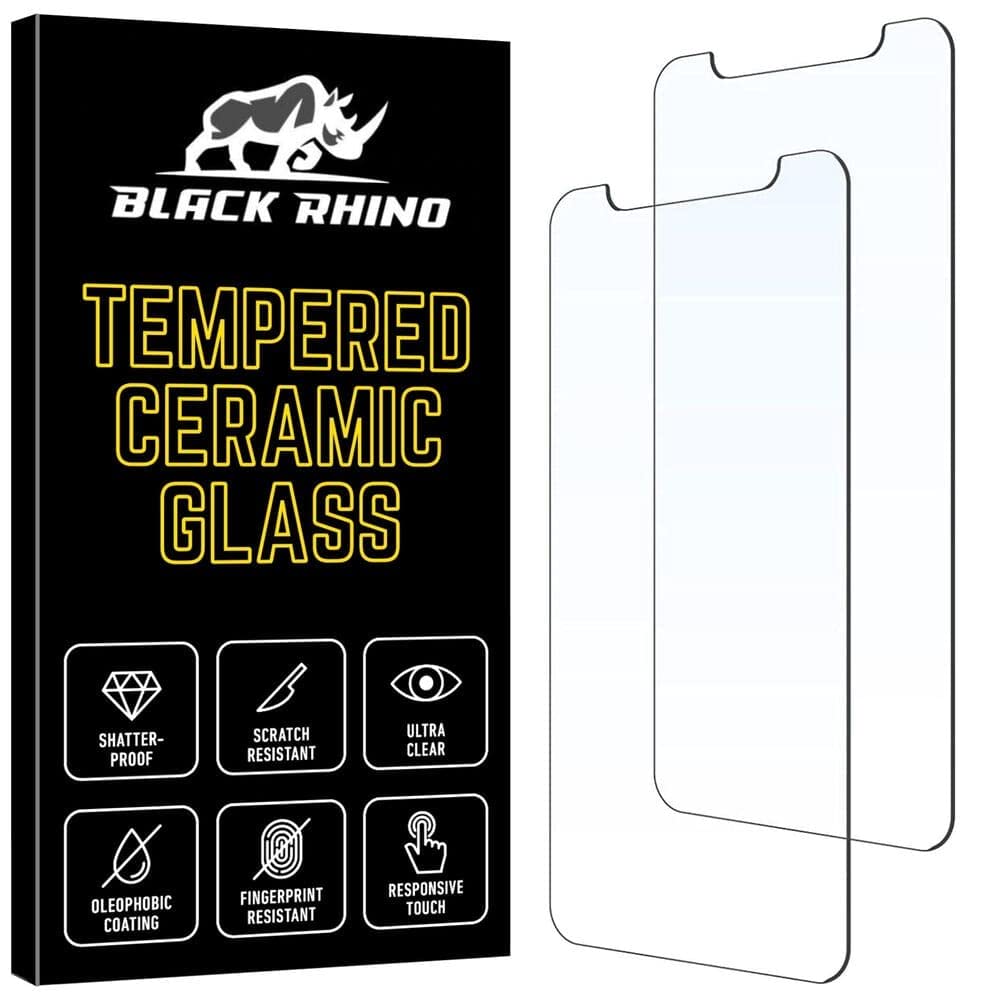 Apple iPhone 13 mini Screen Protector - 9H Full Glue Guard Non Tempered Glass Scratch & Crack Proof Finger ID Face Works Case Friendly.