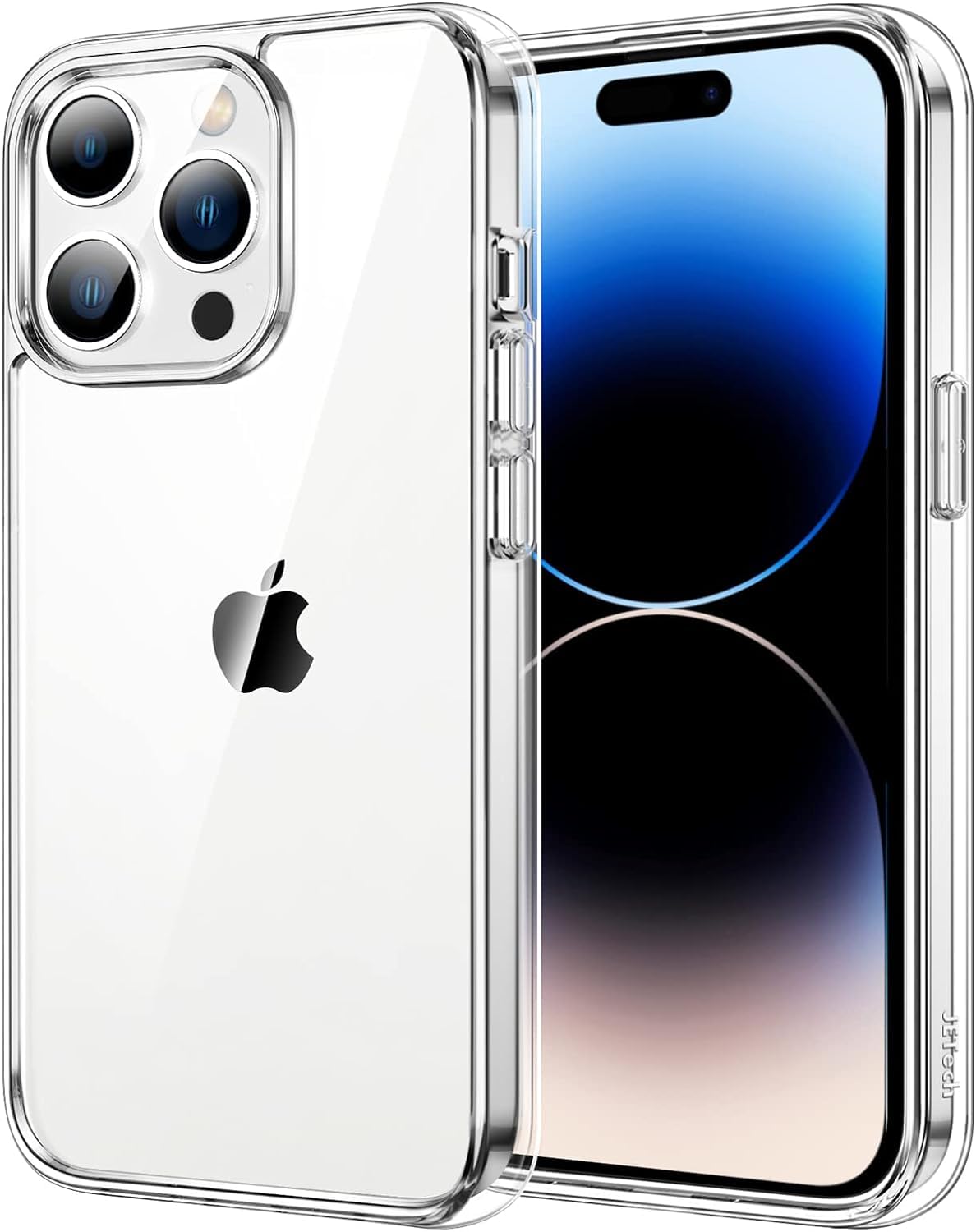 جراب هاتف YU WELL شفاف لهاتف iPhone بزوايا معززة ومقاوم للخدش مصنوع من مطاط TPU الناعم والسيليكون الواقي لهاتف iPhone (شفاف للغاية، iPhone 14 Pro)