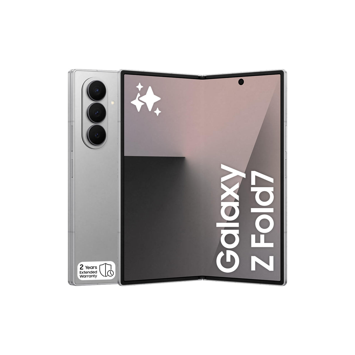 سامسونج جالاكسي زد فولد 7، هاتف ذكي، لون فضي، سعة تخزين 256 جيجابايت، ذاكرة 12 جيجابايت، كاميرا 200 ميجابكسل، معالج 3 نانومتر، بطارية 4400 مللي أمبير/ساعة، ضمان ممتد من الشركة المصنعة لمدة عامين، حصريًا على أمازون (إصدار الإمارات العربية المتحدة)