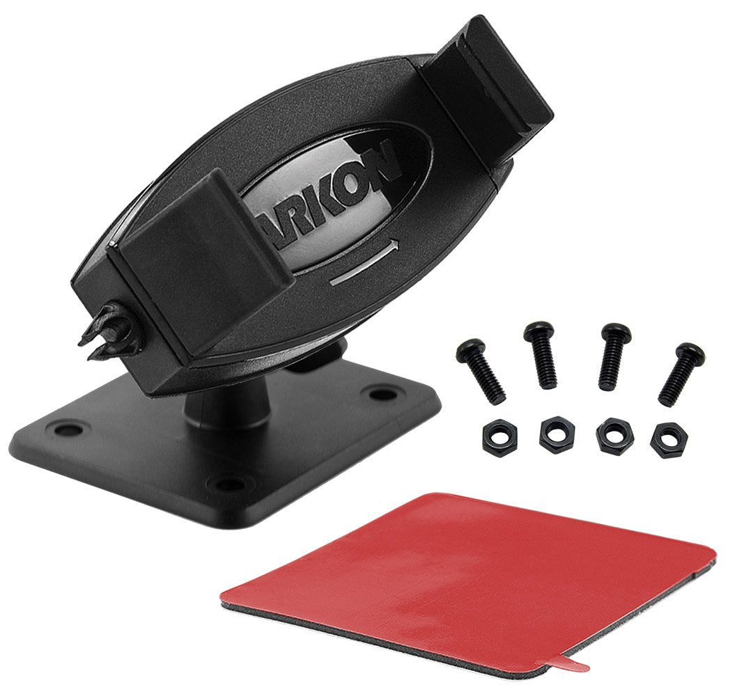 حامل أركون العالمي للهواتف الذكية، لاصق أو مثبت بقاعدة مثقاب، مناسب للسيارات والشاحنات | حامل هاتف متين | متوافق مع أجهزة iPhone وGalaxy وNote وPixel وغيرها | MG2APAMPSVHB