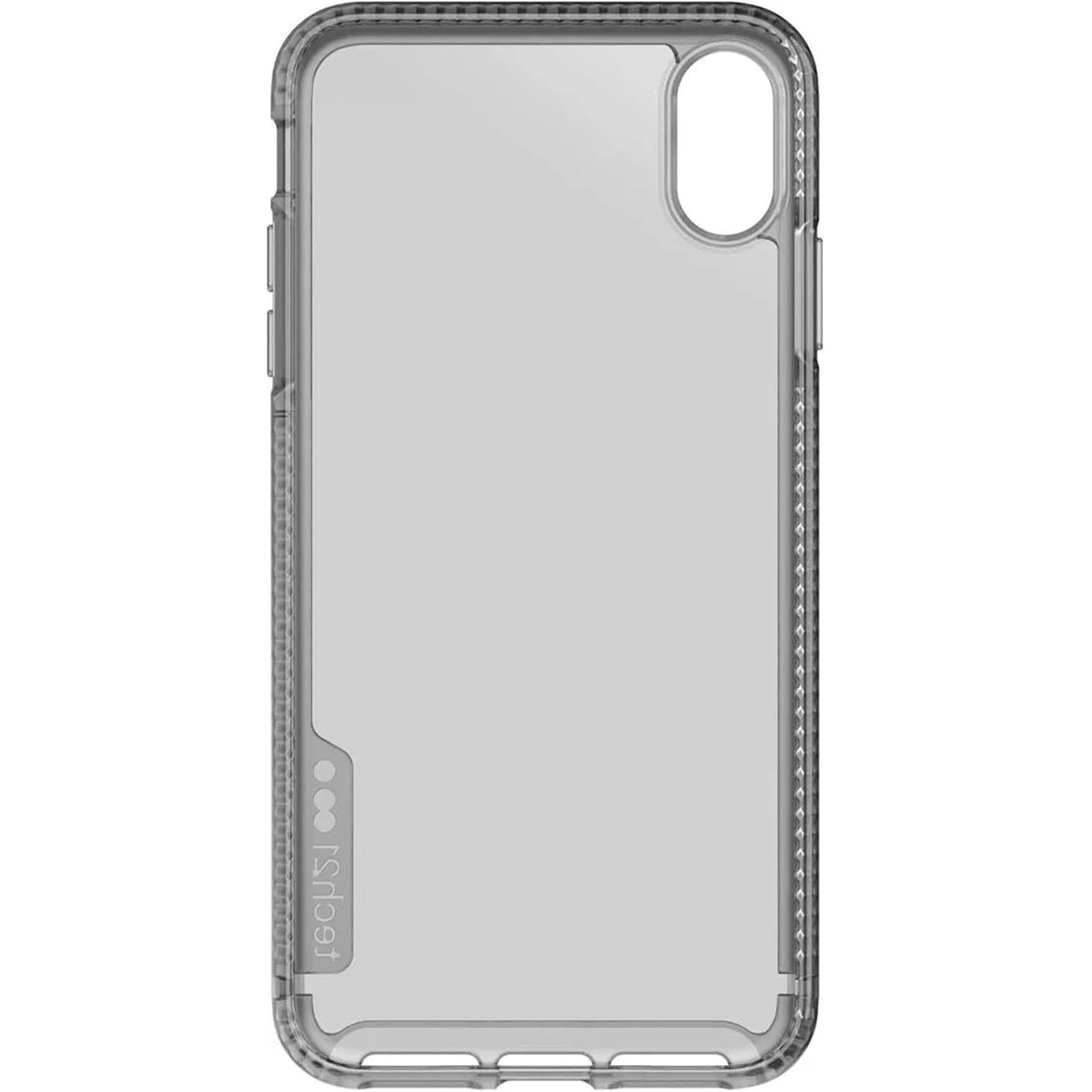 جراب Tech21 الواقي لجهاز Apple iPhone XS Max، غطاء خلفي ملون رفيع - لون نقي - كربون