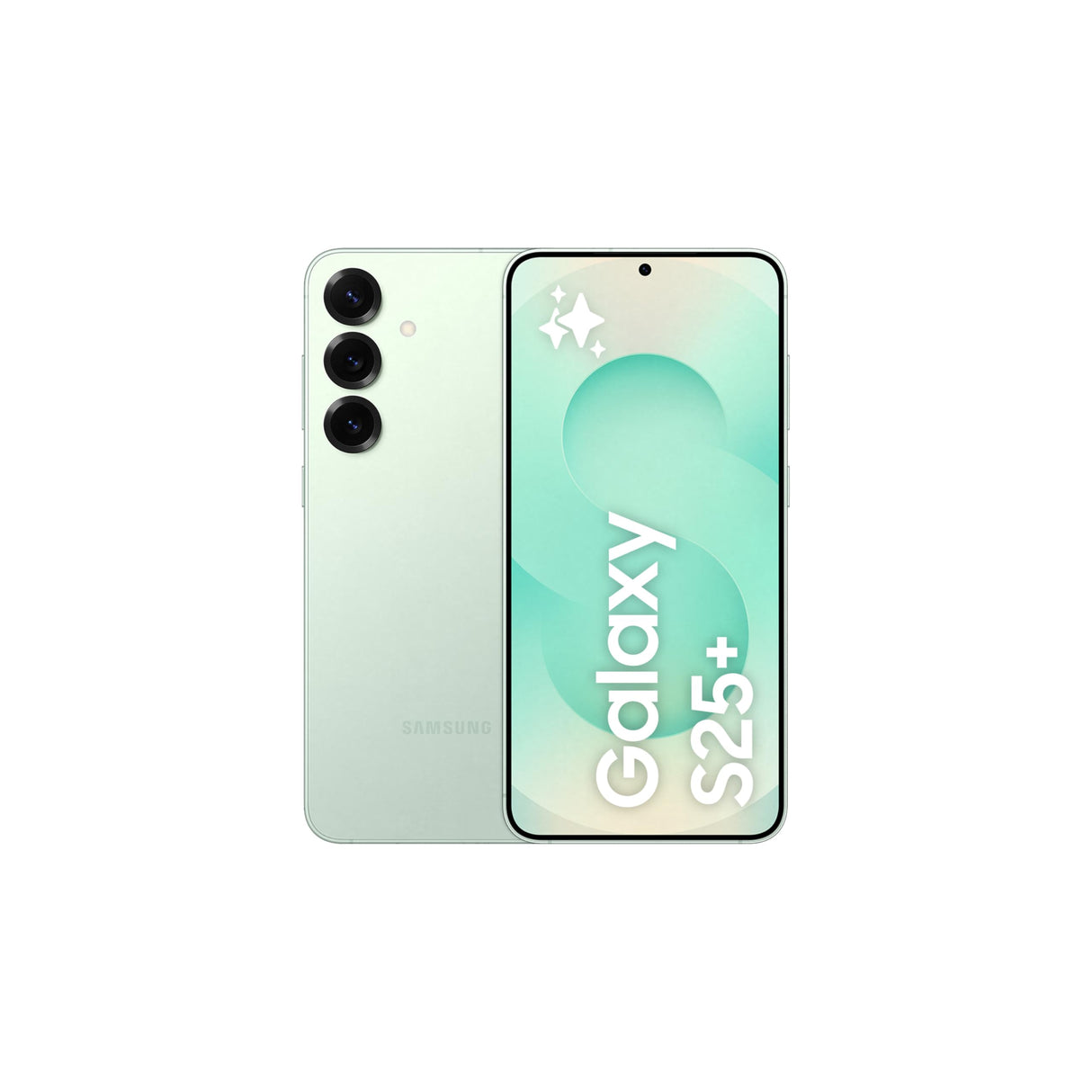 هاتف سامسونج جالاكسي إس 25+ الذكي، سعة تخزين 256 جيجابايت، ذاكرة وصول عشوائي (RAM) 12 جيجابايت، لون أخضر، هاتف ذكي يعمل بنظام أندرويد، كاميرا بدقة 50 ميجابكسل، عمر بطارية طويل (إصدار الإمارات العربية المتحدة)