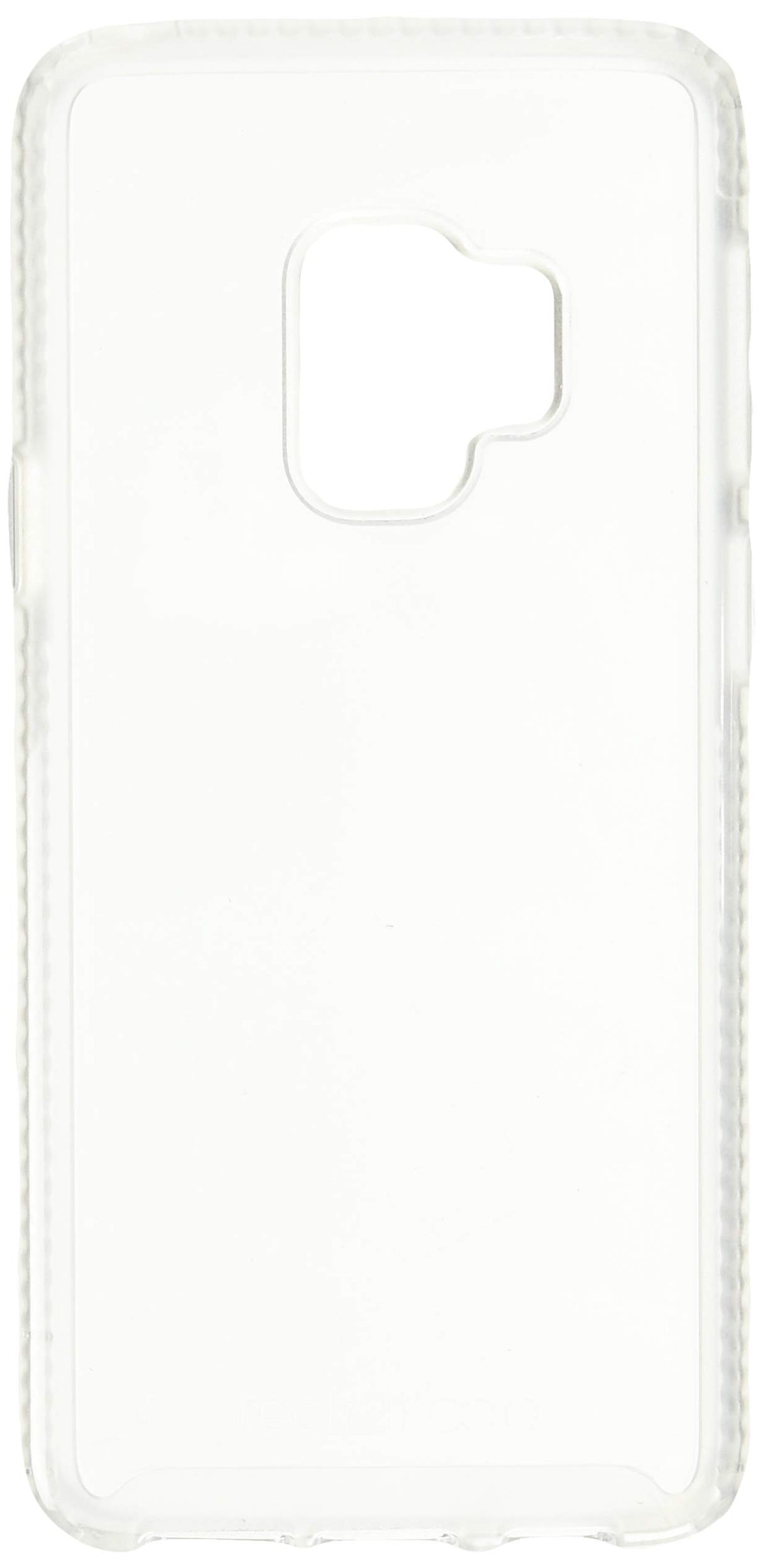 جراب Tech21 الواقي لهاتف Samsung Galaxy S9، غطاء خلفي رفيع للغاية مع حماية BulletShield - شفاف تمامًا