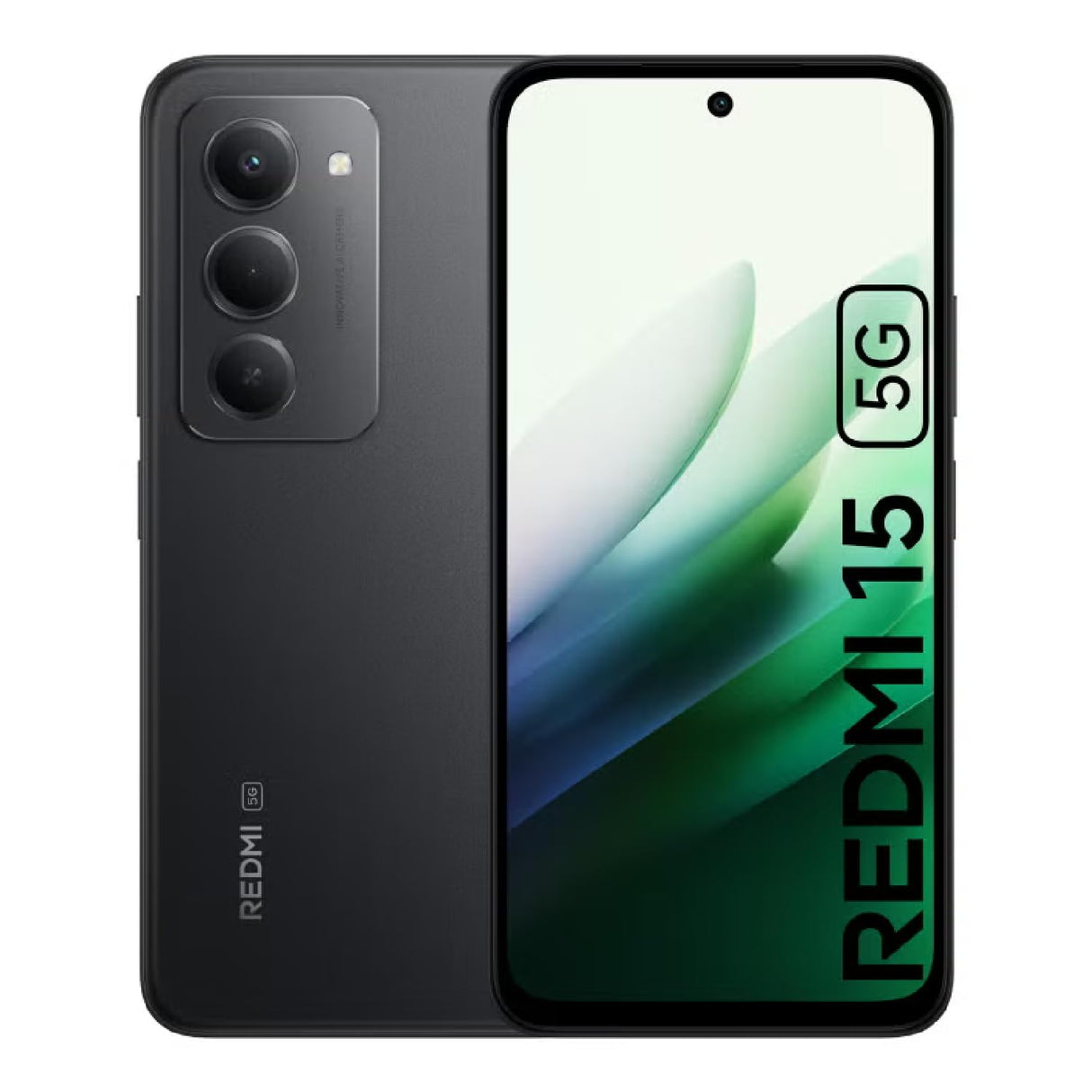 Redmi 15 5G ثنائي الشريحة 8 جيجابايت 256 جيجابايت أسود منتصف الليل - الإصدار العالمي