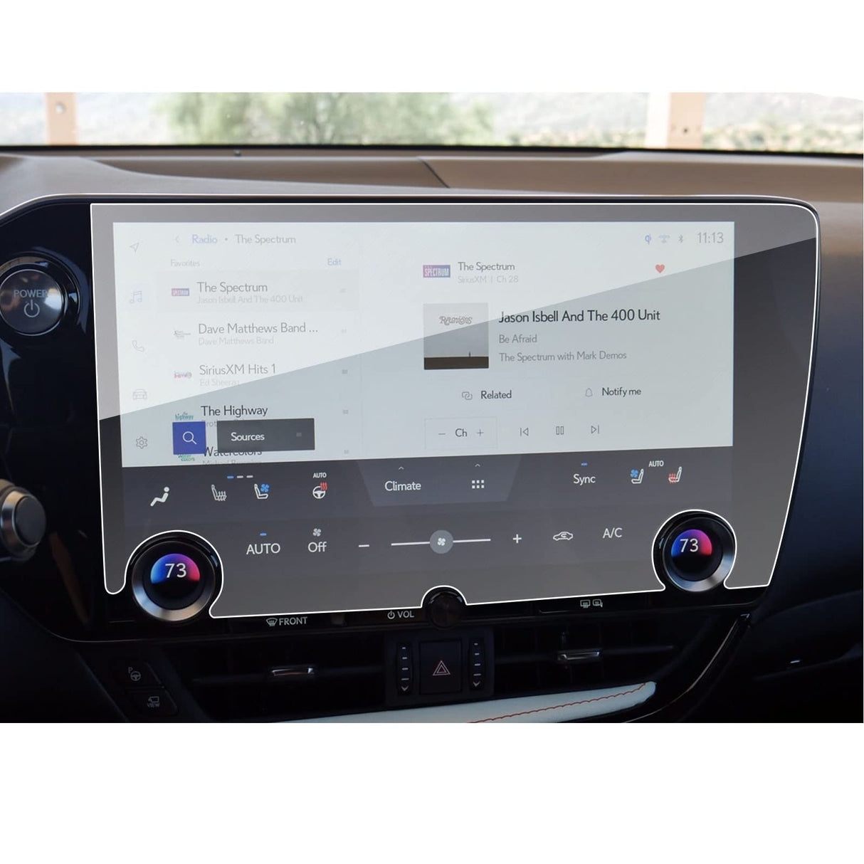 واقي شاشة SXCY لسيارة لكزس NX موديل 2025 مقاس 14 بوصة لسيارة لكزس NX250 NX350 NX350H NX450h+ موديلات 2022-2025، واقي شاشة لملحقات لكزس NX 350 موديلات 2024-2025