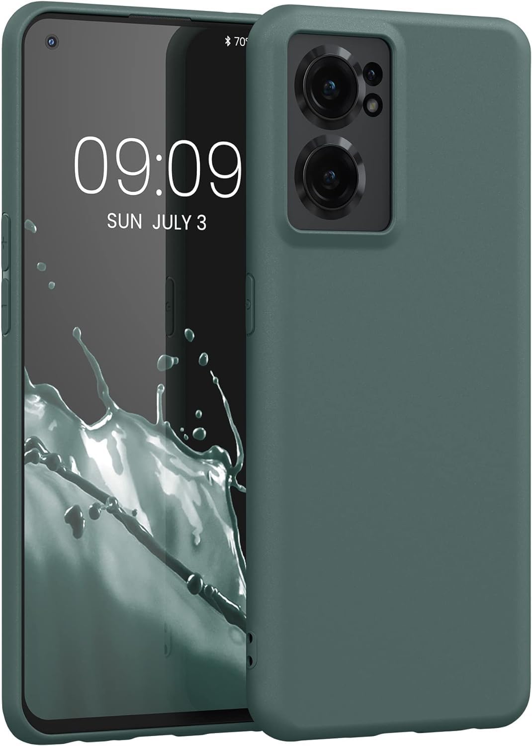 جراب AWH المصنوع من السيليكون الناعم والنحيف المصنوع من مادة TPU لهاتف OnePlus Nord CE 2 5G - ملاءمة دقيقة وحماية أنيقة ومتانة محسنة (أخضر)