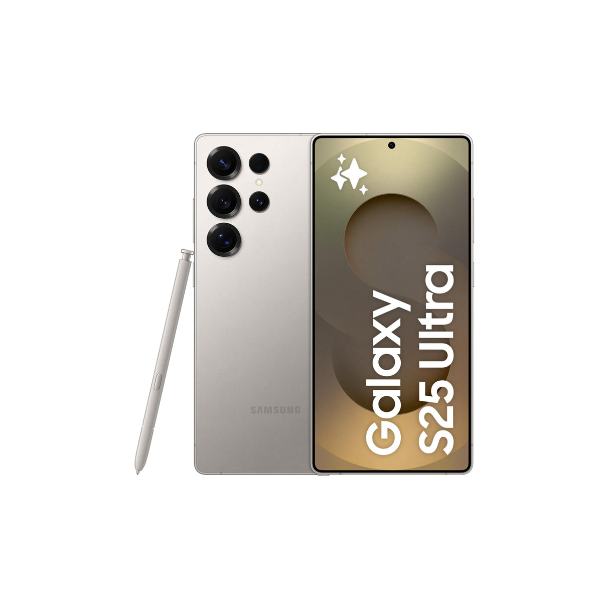هاتف سامسونج جالاكسي إس 25 ألترا الذكي، سعة تخزين 512 جيجابايت، ذاكرة وصول عشوائي (RAM) 12 جيجابايت، لون رمادي تيتانيوم، هاتف ذكي يعمل بنظام أندرويد، كاميرا 200 ميجابكسل، قلم S Pen، عمر بطارية طويل (إصدار الإمارات العربية المتحدة)