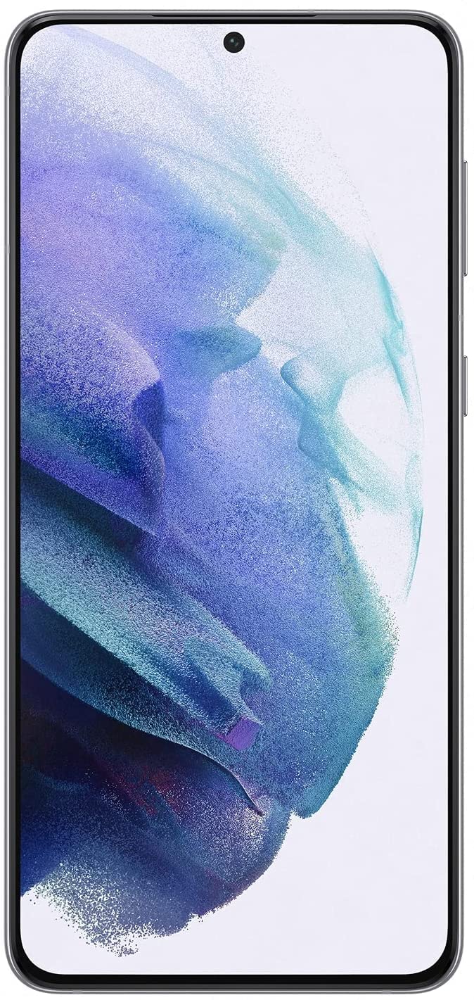 هاتف سامسونج جالاكسي S21+ الذكي ثنائي الشريحة، 128 جيجابايت، 8 جيجابايت رام، 5G (إصدار الإمارات العربية المتحدة)، فضي فانتوم