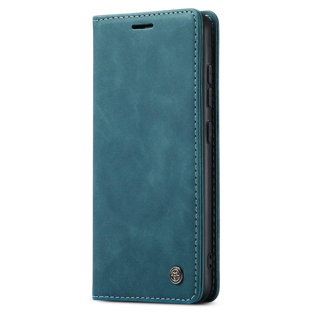 UniqCase Auto-absorbed Leather Wallet Automatic Closing Stand Case For Samsung Galaxy A51 - Blue Green