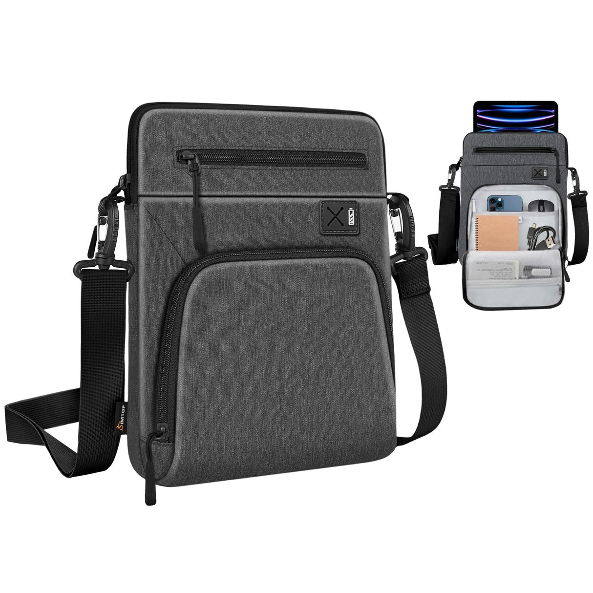 11 Inch Tablet Sleeve, Compatible with Apple iPad Pro 11 (4th/3rd/2nd/1st Gen), 10.9" iPad Air (5th/4th Gen), Microsoft Surface Go & Other 11" Tablets, Water-Resistant Carrying for Ultimate Protection