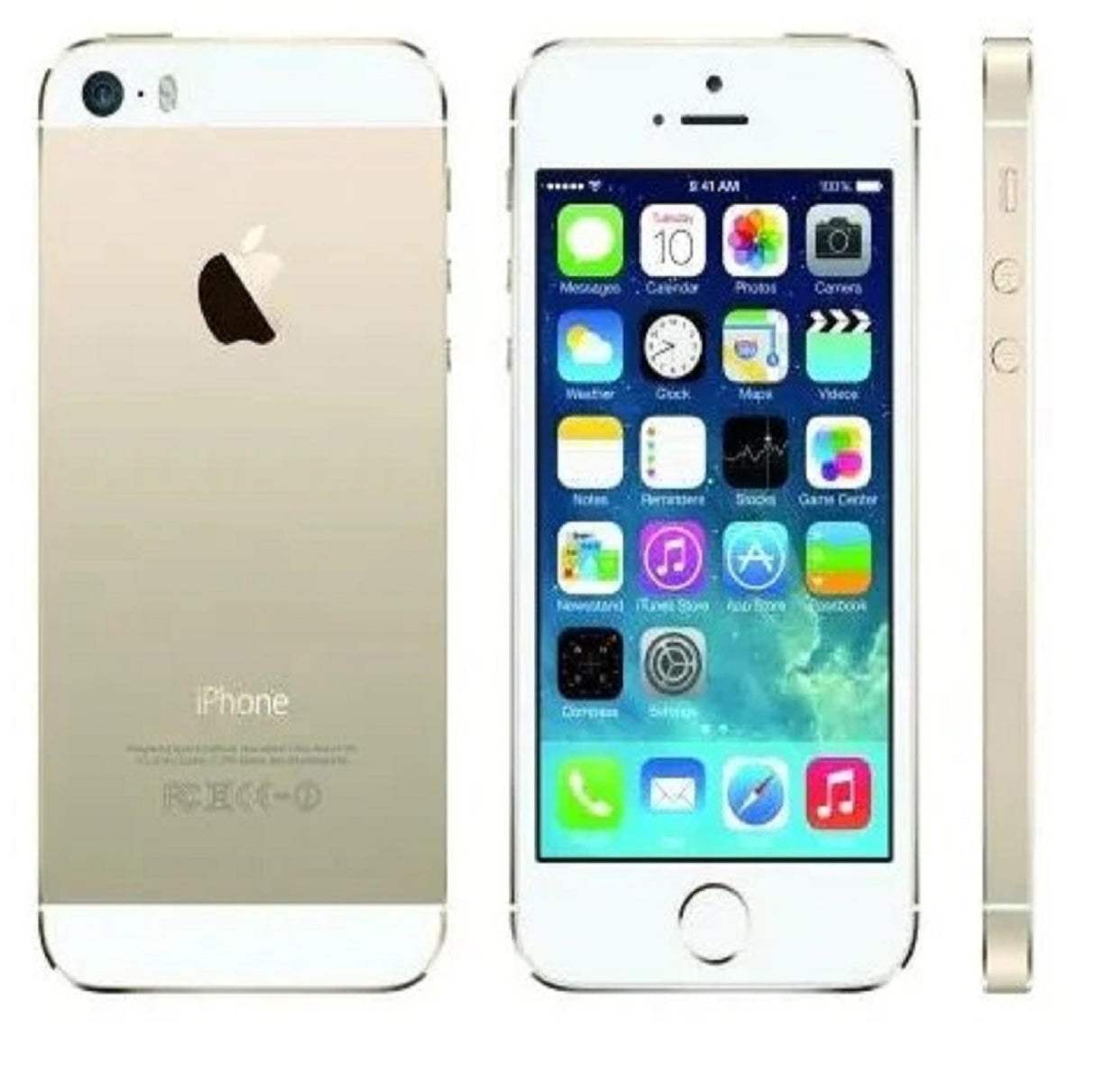 هاتف ذكي مستعمل 5s، سعة 64 جيجابايت، مفتوح من المصنع، تجربة سلسة مع نظام iOS (ذهبي)