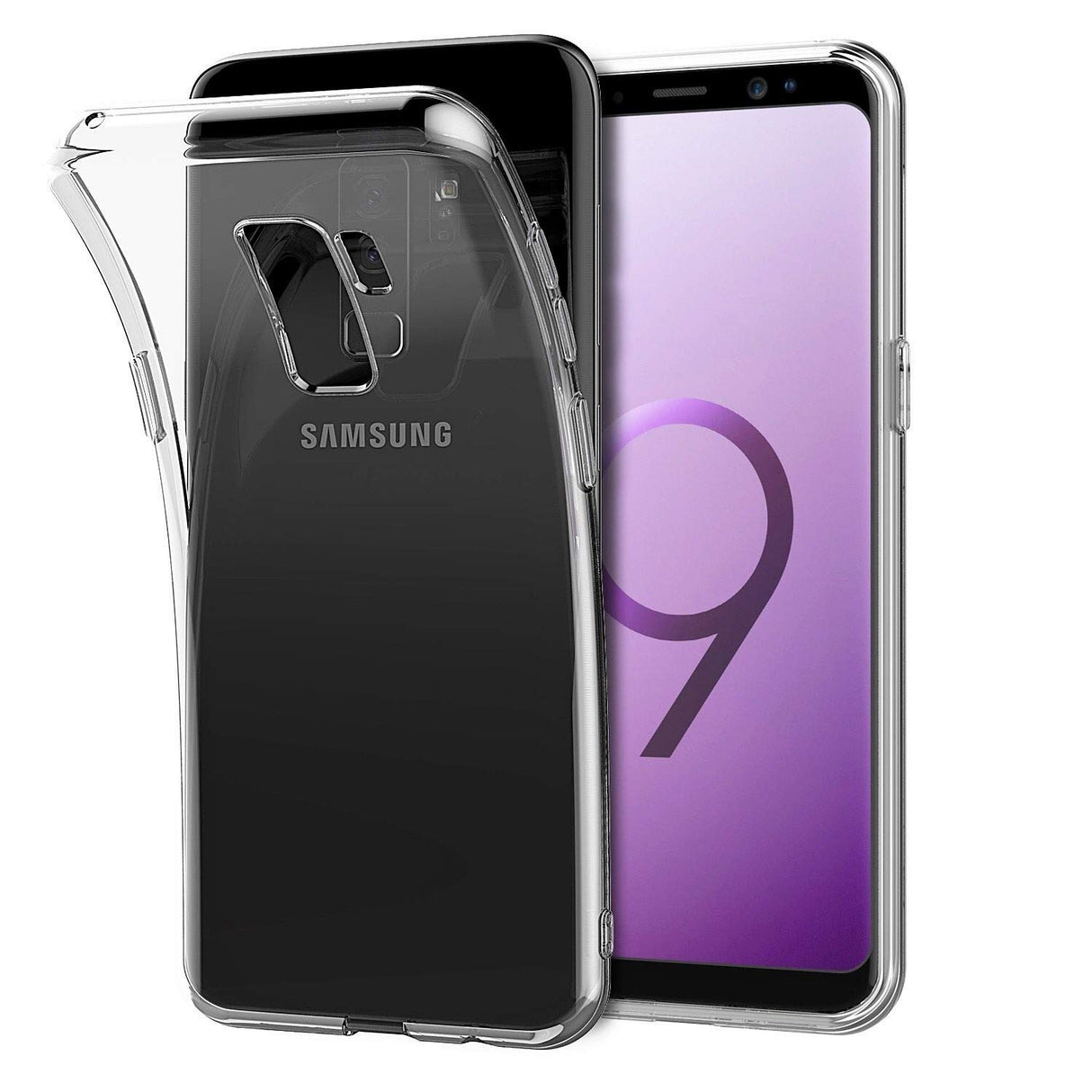 جراب Vultic الشفاف لهاتف Samsung Galaxy S9، غطاء TPU خفيف الوزن ورفيع ومضاد للصدمات، ناعم ورفيع
