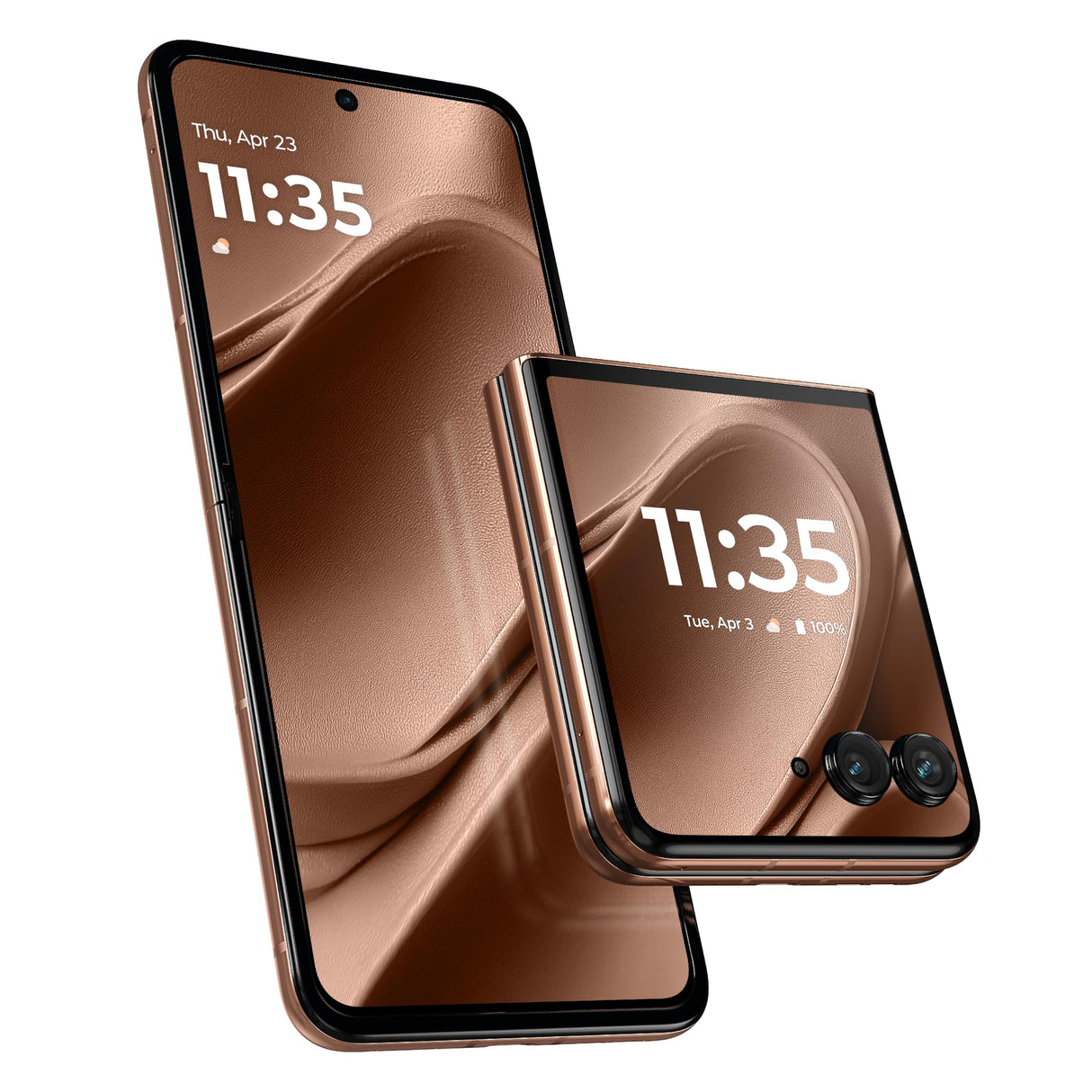 موتورولا رازر 50 ألترا 5G، 12 جيجابايت + 12 جيجابايت رام، 512 جيجابايت روم، سنابدراجون 8s الجيل الثالث، شاشة pOLED مقاس 6.9 بوصة + 4.0 بوصة، توربو باور 45 واط، موس موكا