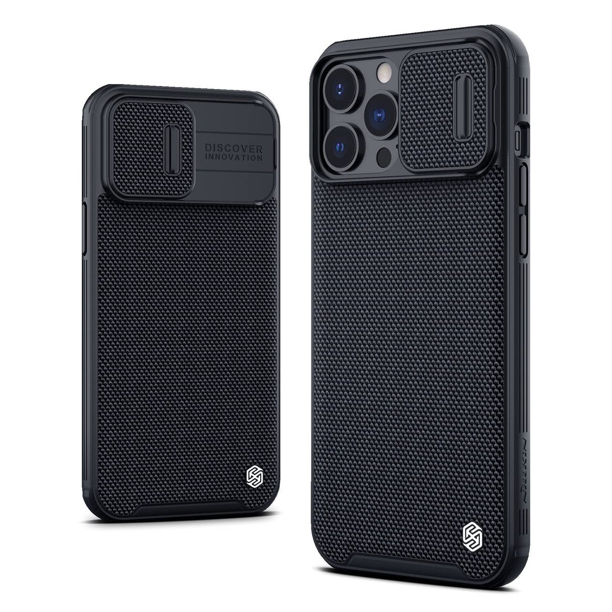 AWH لهاتف iPhone 13 Pro Max – 2021، حافظة حماية كاميرا CamShield Pro-Matte متينة لهاتف iPhone 13 Pro Max 5G Case 6.7 بوصة – نايلون أسود