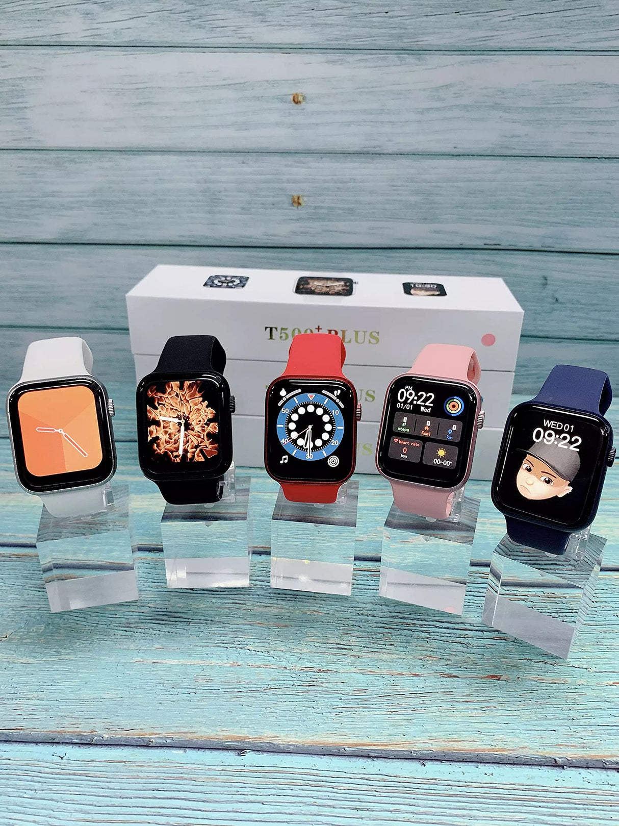 T500 Plus Smart Watch Series 6 (Pink)