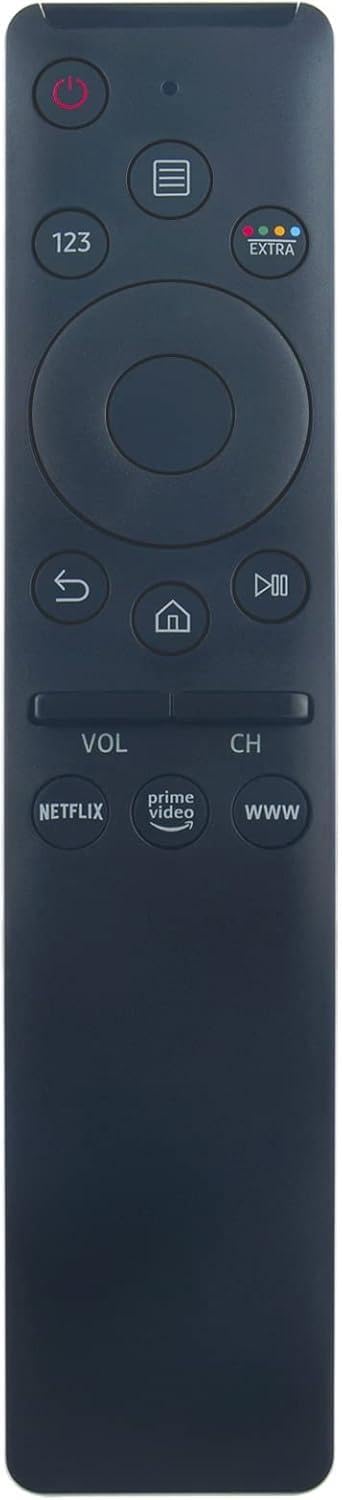 BURAQ New RM-L1593 Universal Remote Control Compatible with Samsung TV LED QLED UHD SUHD HDR LCD Frame Curved HDTV 4K 8K 3D Smart TVs with Shortcut App Buttons for Netflix, Prime Video, WWW
