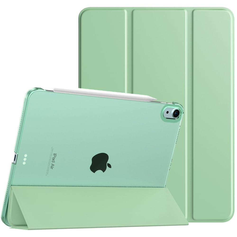 TiMOVO for iPad Air 11 Inch Case M2 2024, iPad Air 6th Generation Case/iPad Air 5th Generation 2022/Air 4th 2020 10.9 Inch, Slim Hard Translucent Back Shell Cover Fit iPad Air Case - Green