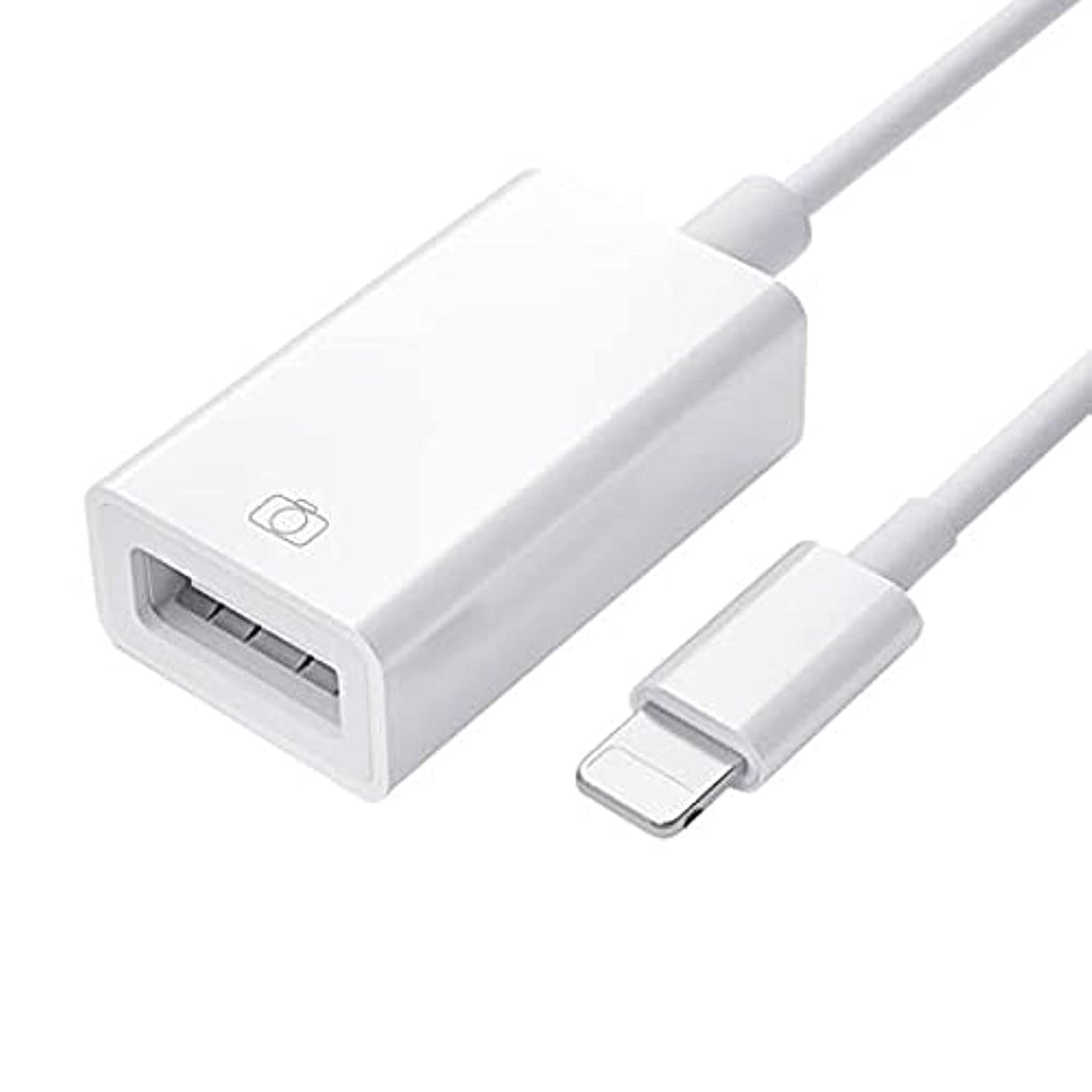 Yesido - كابل Lightning OTG/USB 3.0 فائق السرعة لنقل البيانات بجودة ممتازة (أبيض)