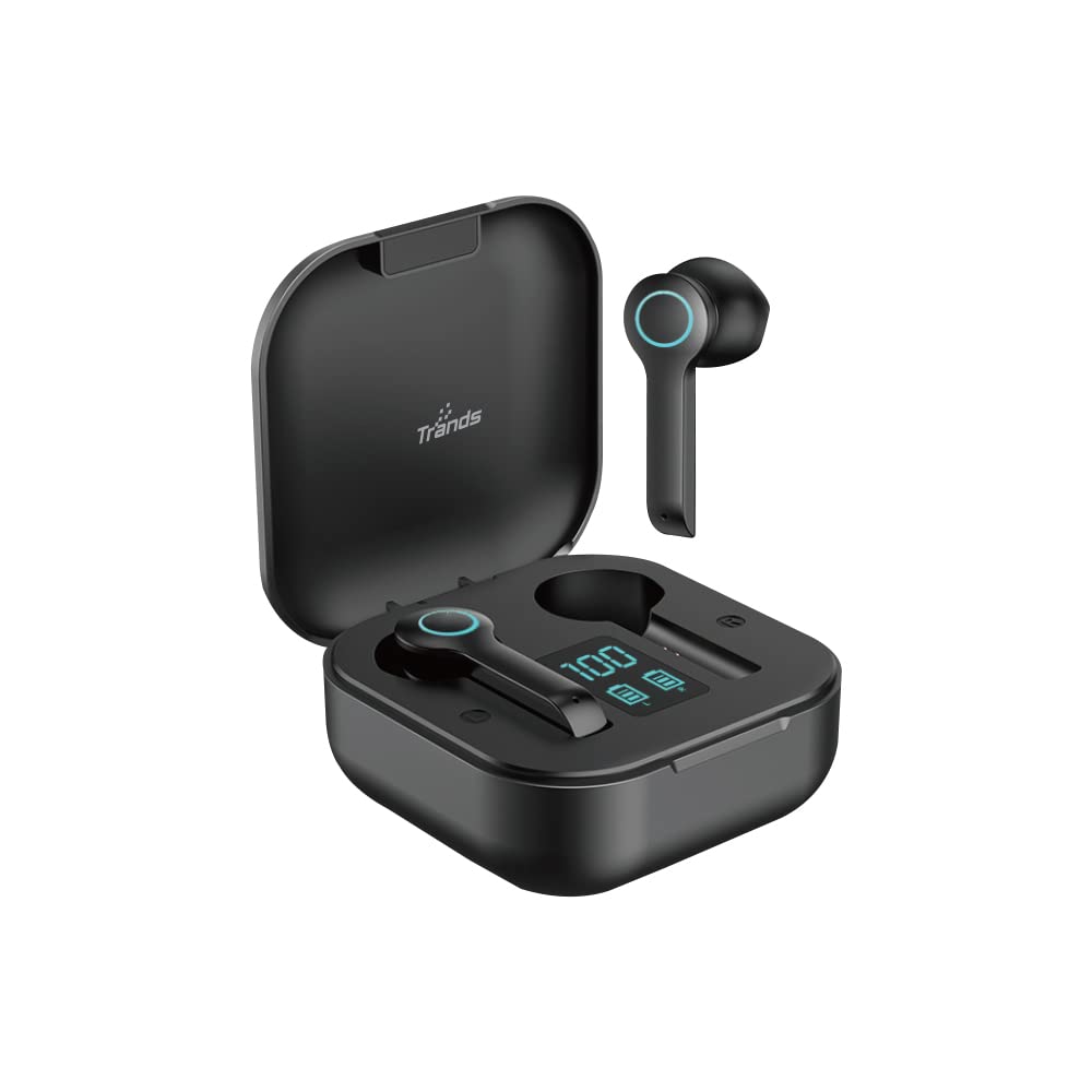 سماعات أذن لاسلكية بتقنية البلوتوث من تراندز TWS26 TWS، لون أسود