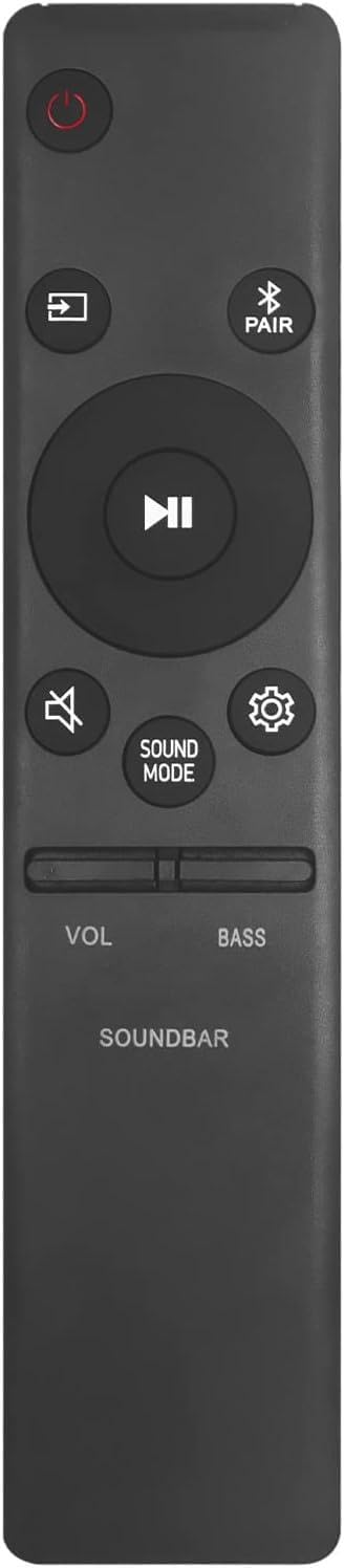 جهاز تحكم عن بعد بديل جديد من BURAQ مناسب لمكبر الصوت Samsung HW-Q6CR HW-Q70R HW-Q80R HW-Q90R HW-Q6CR/ZA ومكبر الصوت Harman Kardon 5.1