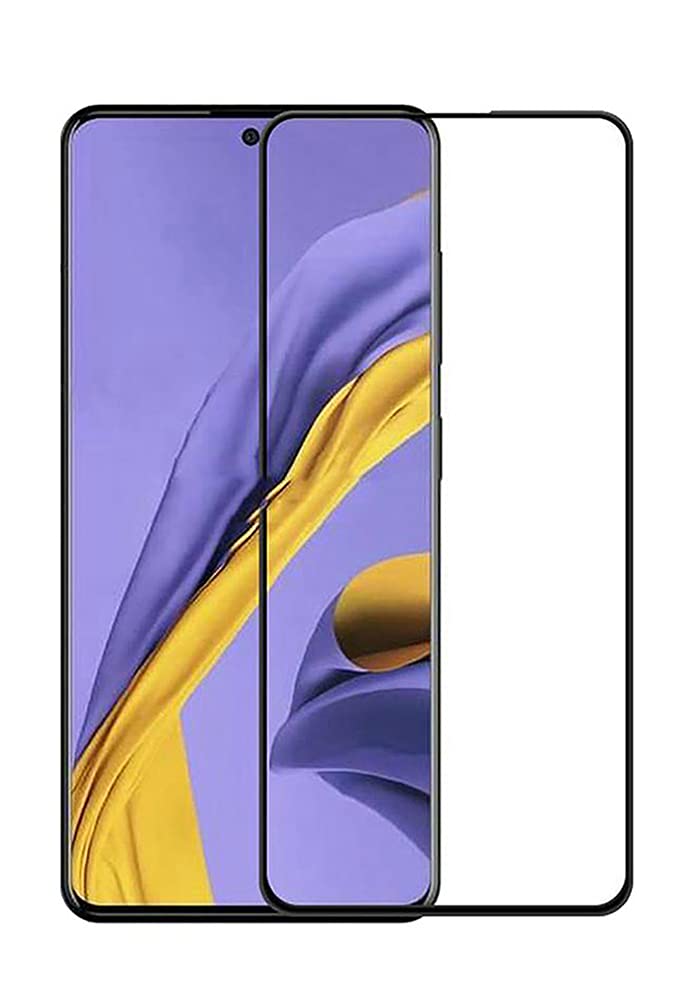 Tempered Glass Screen Protector For Samsung Galaxy A51 Black