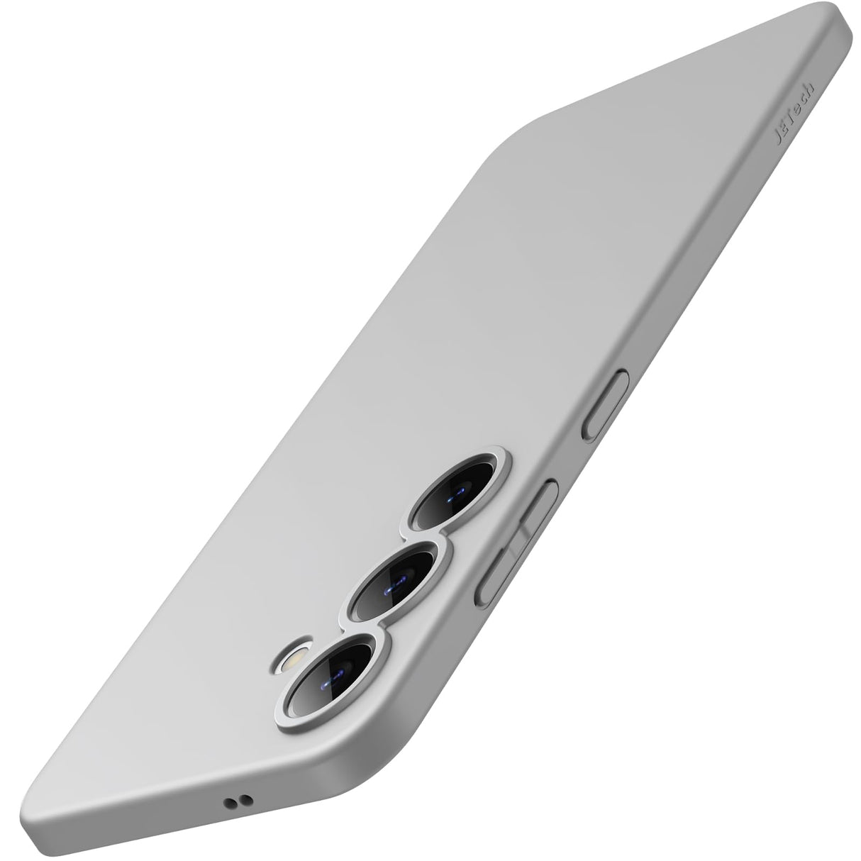 JETech Slim Case for Samsung Galaxy S25 5G with Camera Lens Full Protection, Ultra-Thin Lightweight Matte Finish Minimalist Protective Phone Cover (Silver Shadow)