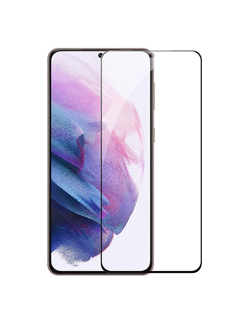 واقي شاشة زجاجي مقوى لهاتف سامسونج جالاكسي S20 بلس، أسود