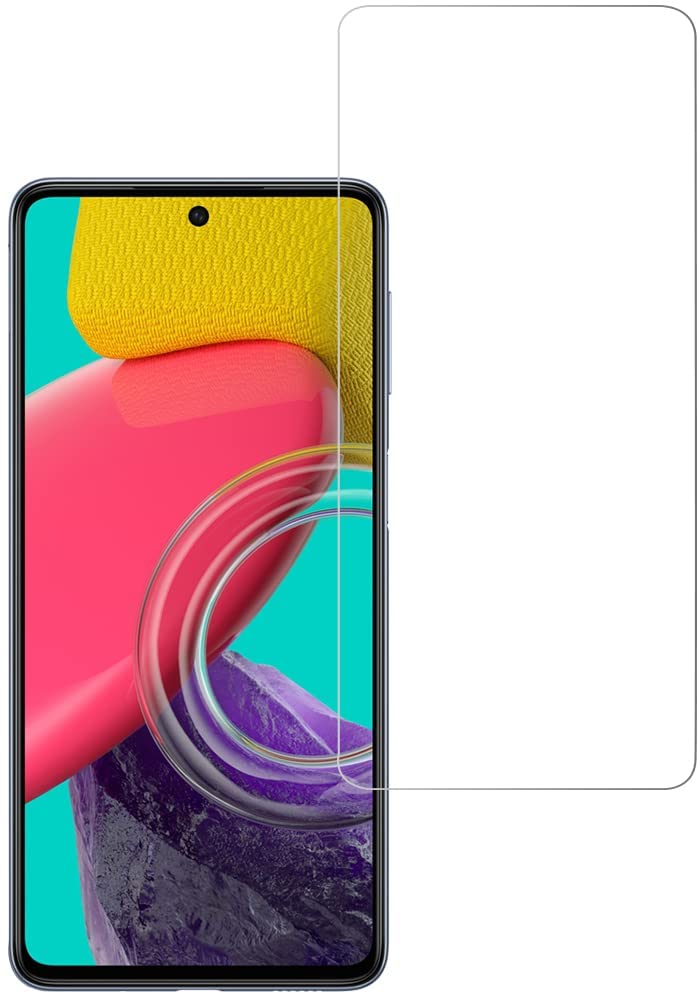 AWH Screen Protector compatible with Samsung Galaxy M53 Tempered Glass [HD Full Coverage][Easy Installation][Scratch Resistant][9H Hardness]Protective Film