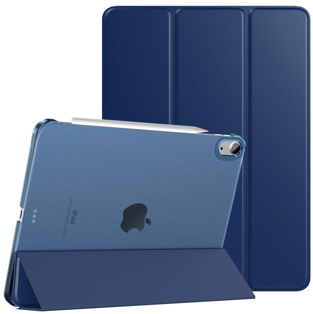 TiMOVO for iPad Air 11 Inch Case M2 2024, iPad Air 6th Generation Case/iPad Air 5th Generation 2022/Air 4th 2020 10.9 Inch, Slim Hard Translucent Back Shell Cover Fit iPad Air Case - Navy Blue