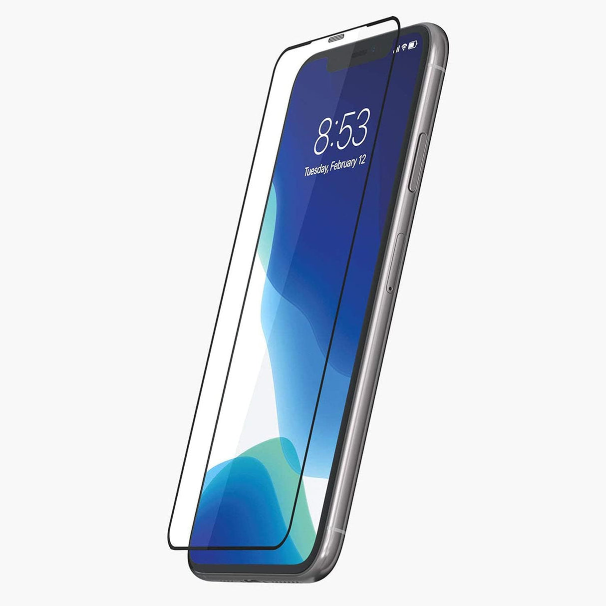 شيء مذهل لهاتف iPhone 11 Pro Max / XS MAX 2.75D زجاج مطفأ اللمعة من الحرير مع فلتر غبار مكبر الصوت ومجموعة التثبيت