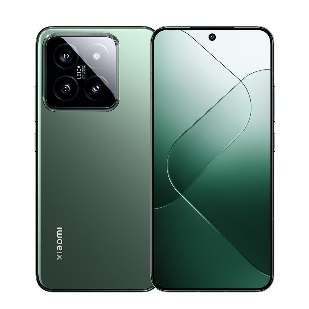 Xiaomi 14 5G Mobile, Jade Green (12Gb Ram+512 Gb) | Snapdragon 8 Gen 3| 6.36" Amoled 120Hz display | Leica Triple Lens Camera 50+50+50MP, 32MP Front camera