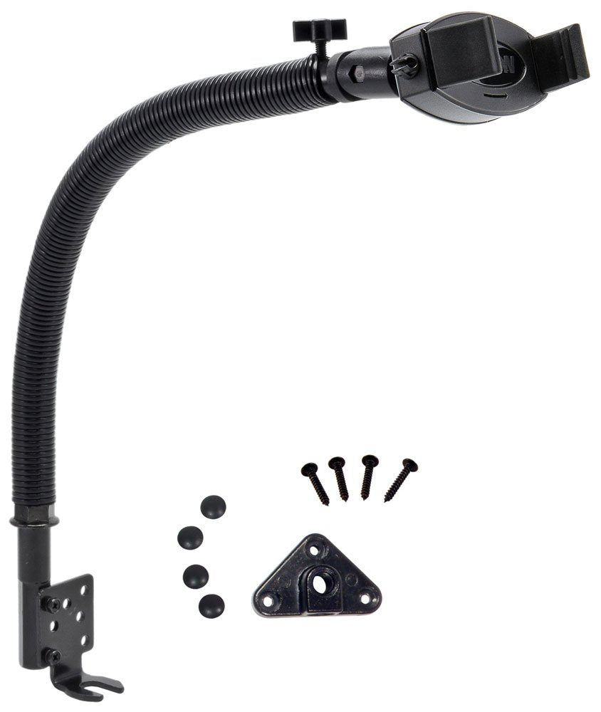 حامل سيارة Arkon للمقعد أو الأرضية لهاتف Iphone X 8 7 6S Plus 8 7 6S Galaxy S8 S7 Galaxy Note 8 5 للبيع بالتجزئة باللون الأسود