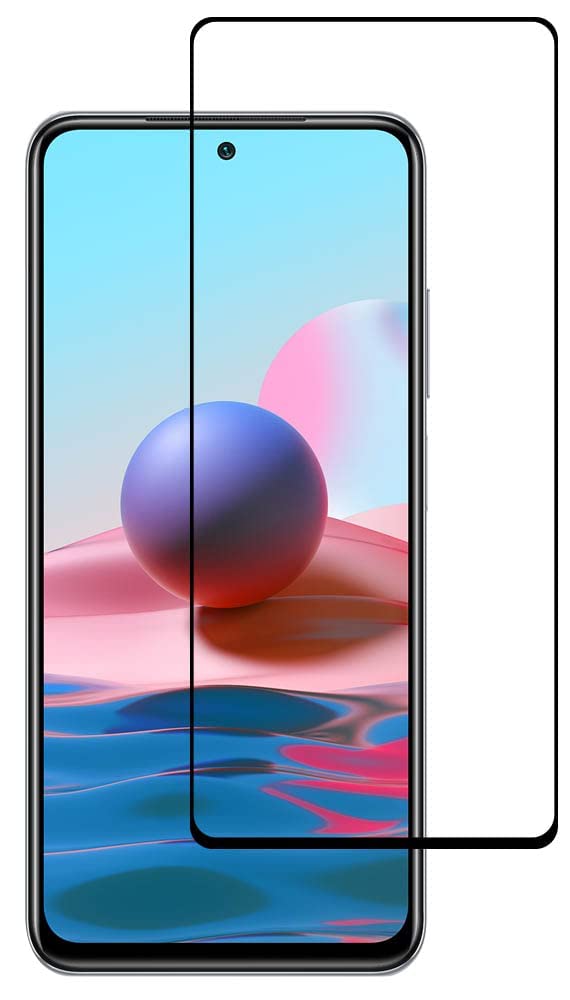AWH Screen Protector compatible with Xiaomi Redmi Note 10 / Xiaomi Redmi Note 10s Screen Protector, [Easy Installation][Bubble Free] [Case Friendly] [Anti-Scratch],[ Anti-Fingerprint]